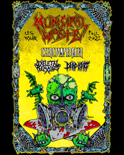 CROWBAR Announces November Tour With Municipal Waste; Tickets On Sale NOW!