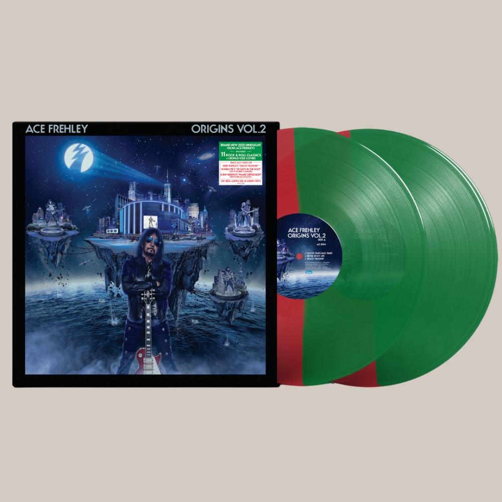 Ace Frehley - Origins Vol.2 Xmas Edition LP - Translucent Red and Translucent Green