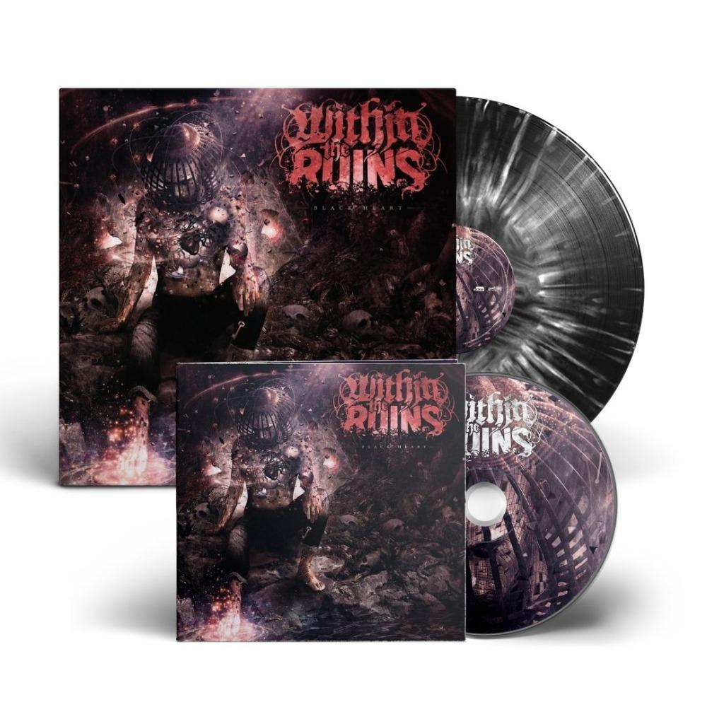 Within The Ruins “Black Heart” LP + CD Bundle