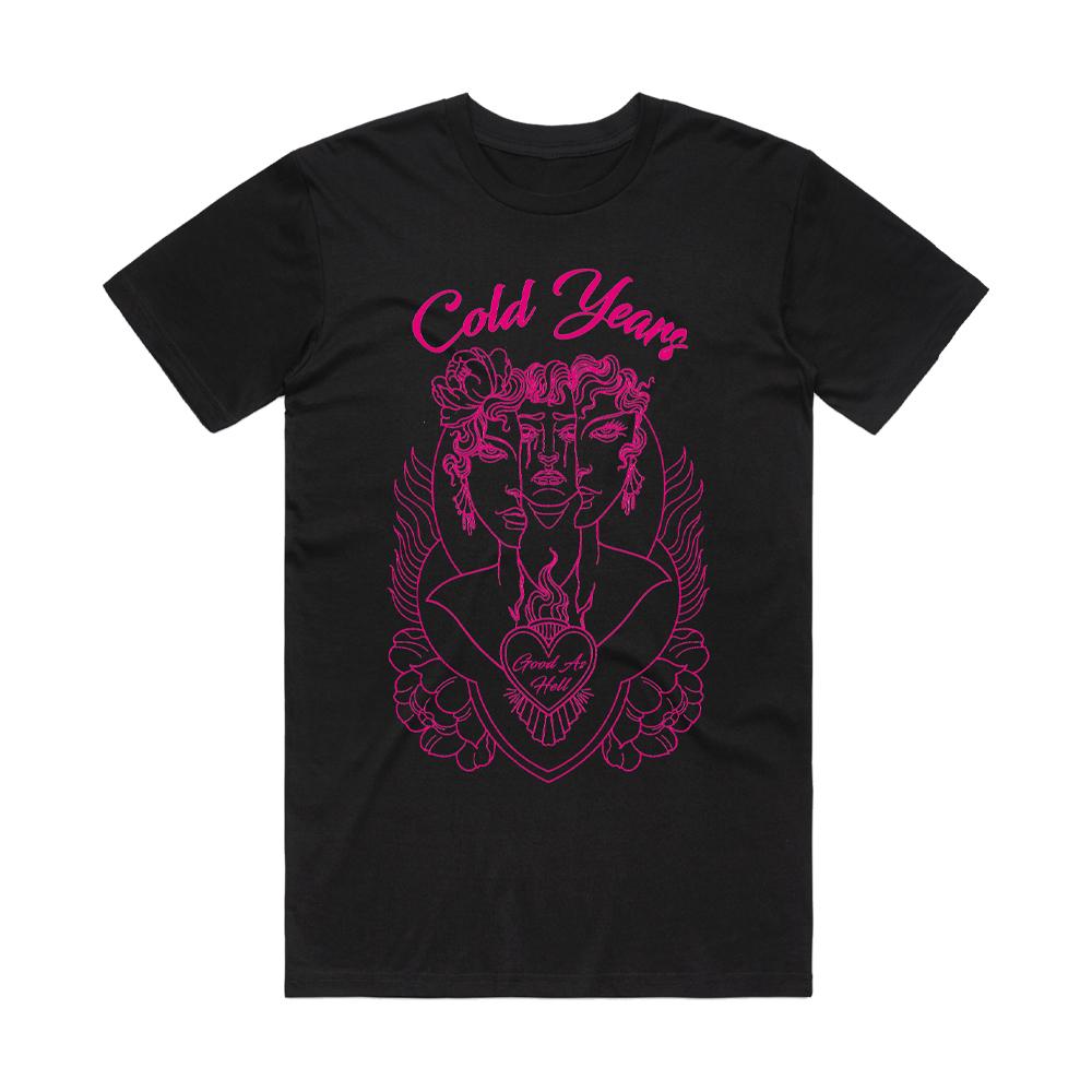Good As Hell T-Shirt (Pink on Black)