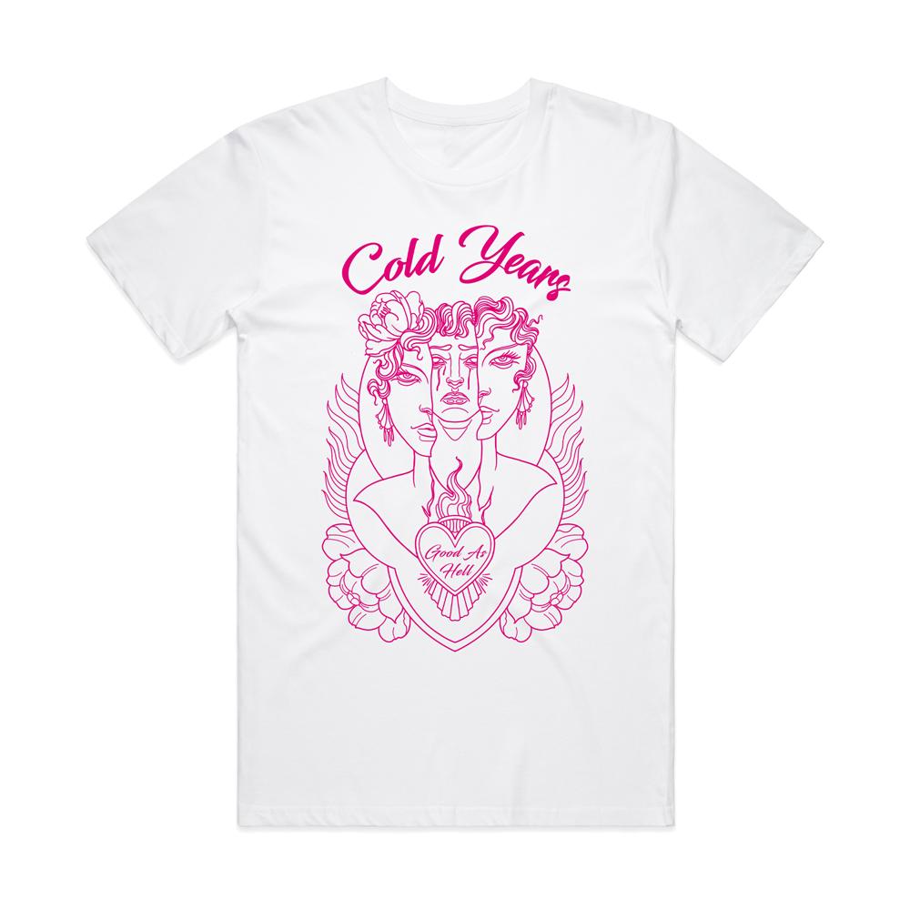 Good As Hell T-Shirt (Pink on White)